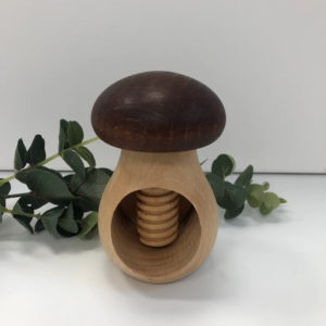 Montessori wooden toy, Wooden mushroom